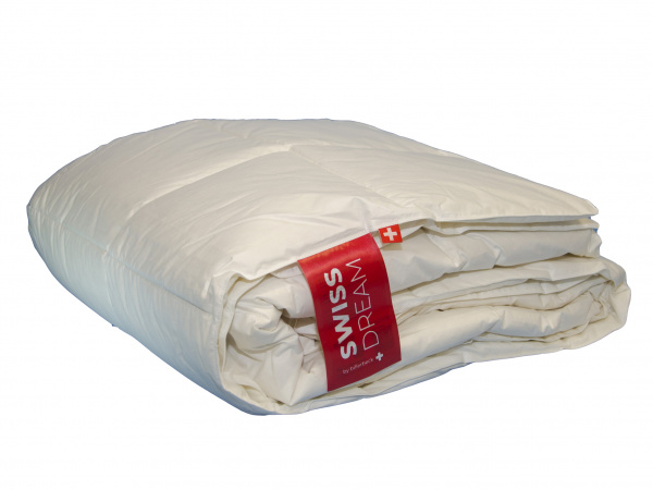 Пуховое одеяло Swiss Dream Basic 80 Caro Light (легкое) не ниже +20°С, утиный пух
