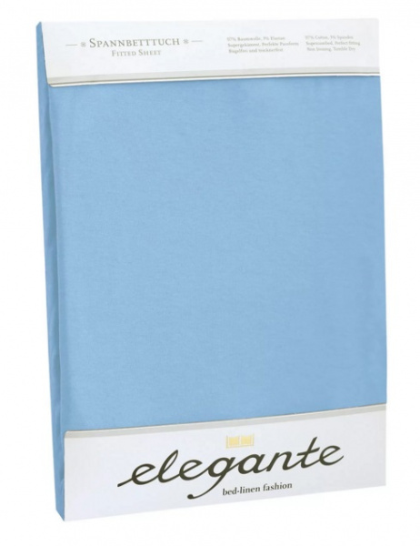 Простыня Elegante 6800/22 (taubenblau/лазурь) 270x290