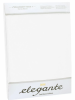 Простыня Elegante 6800/0 (weiß/белый) 240x260