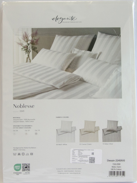 Пододеяльник Elegante Noblesse 2245R/0 (weiß/белый)